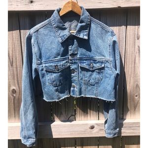 J. Galt Cropped Blue Denim/Jean Jacket